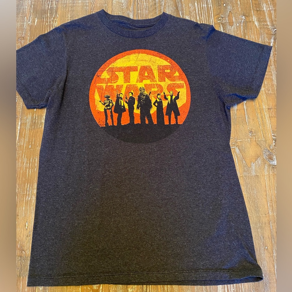 STAR WARS Graphic T-Shirt Gray Medium